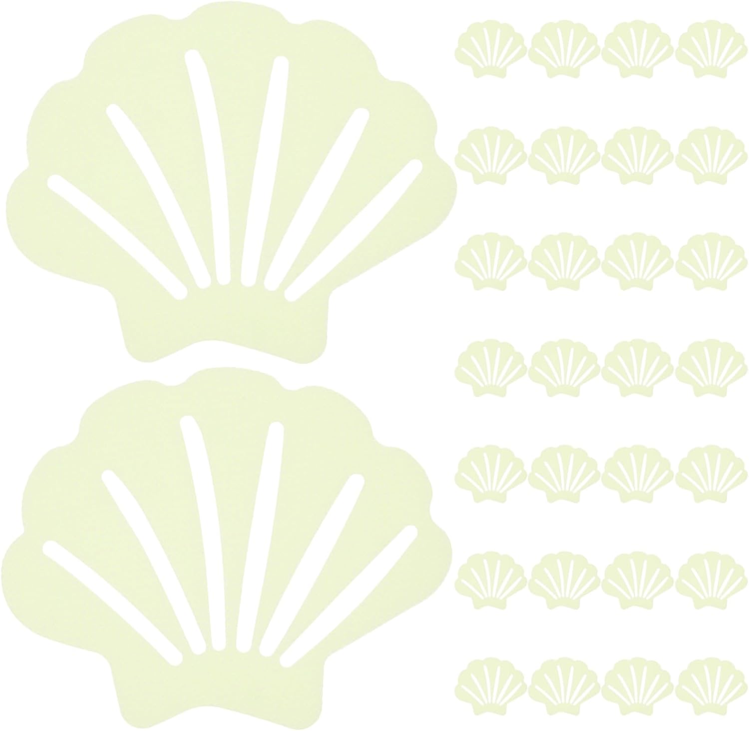 Zerodeko Non-Skid Bathtub Stickers 30pcs Self-Adhesive