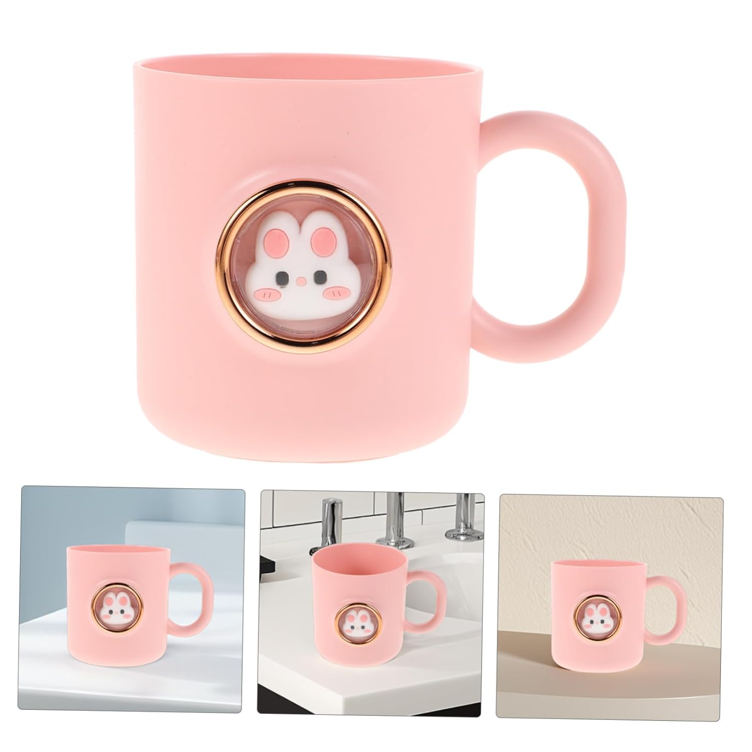Bunny Toothbrush Holder with Handle for Boys and Girls