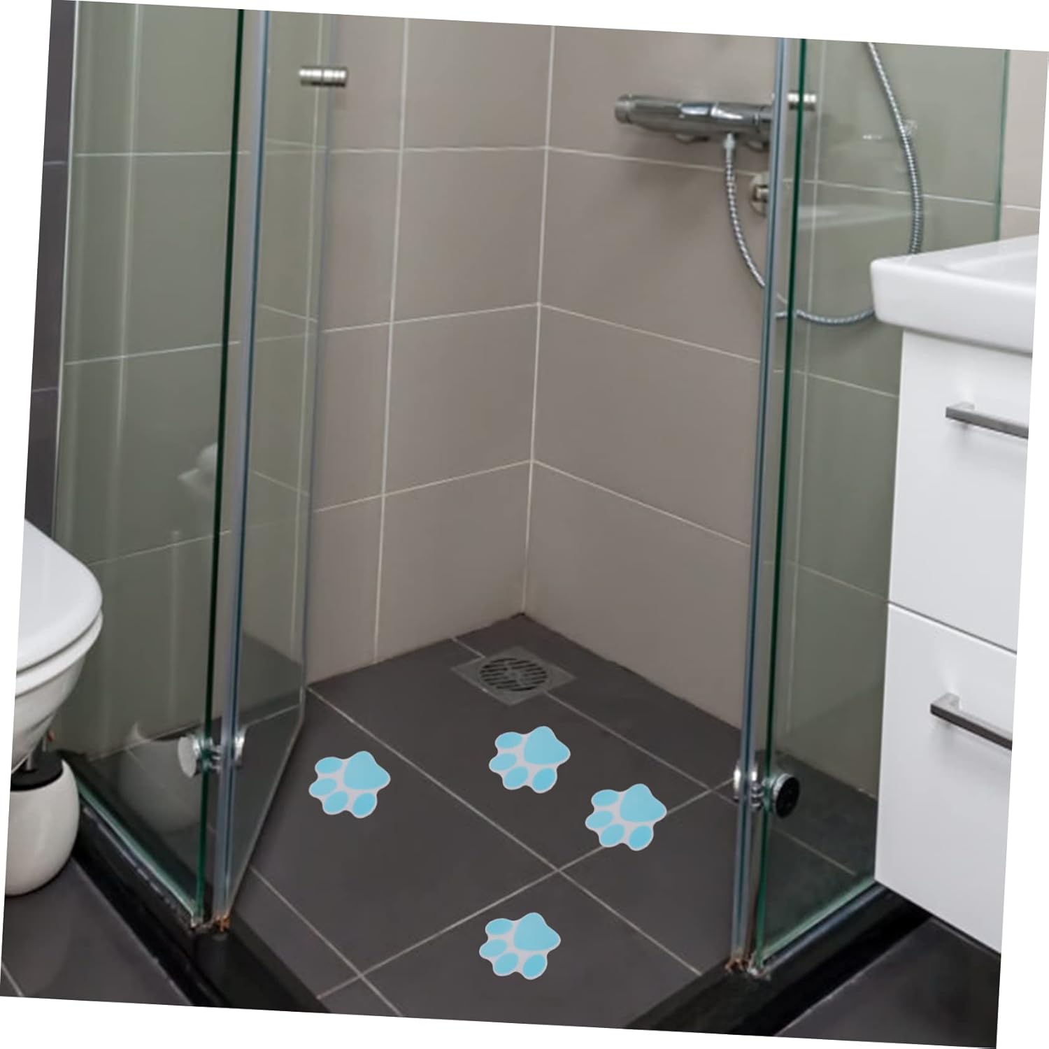 Non Slip Paw Decals for Bathtub and Bathroom Safety