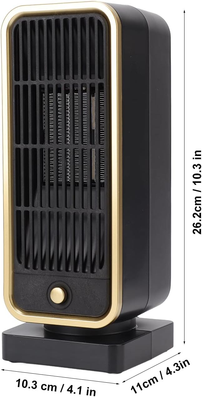yaogohua Electric Space Heater PTC Ceramic Quiet 40dB Portable