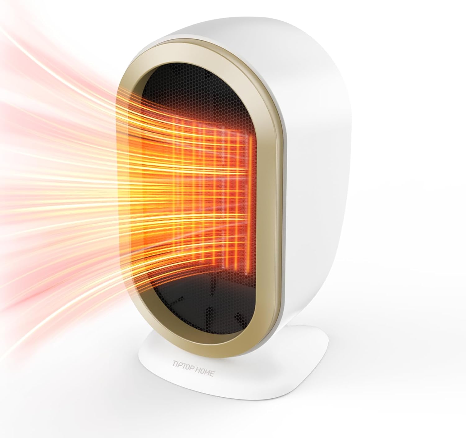 Tiptop Home Electric Space Heater with PTC Ceramic Fast Heating and Safety