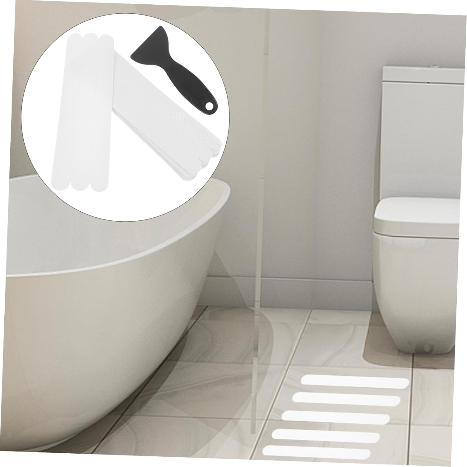 SOLUSTRE Bathroom Anti Slip Strips Decals
