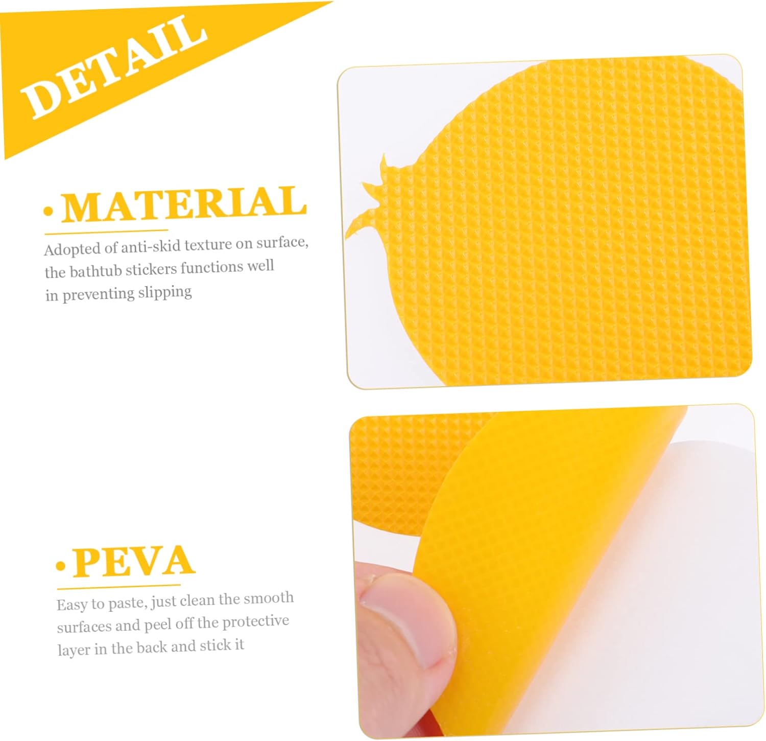 PRETYZOOM Boys and Girls Anti-Slip Bathtub Stickers