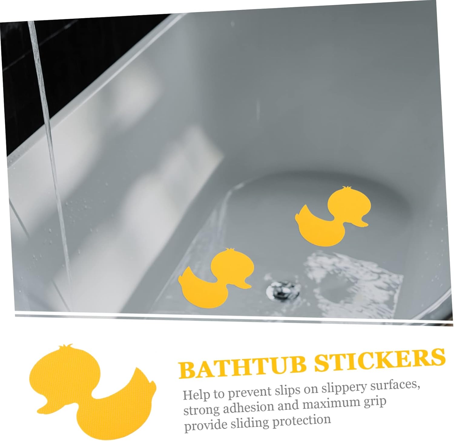LIFKICH 1set Cartoon Non-Slip Bathroom Stickers