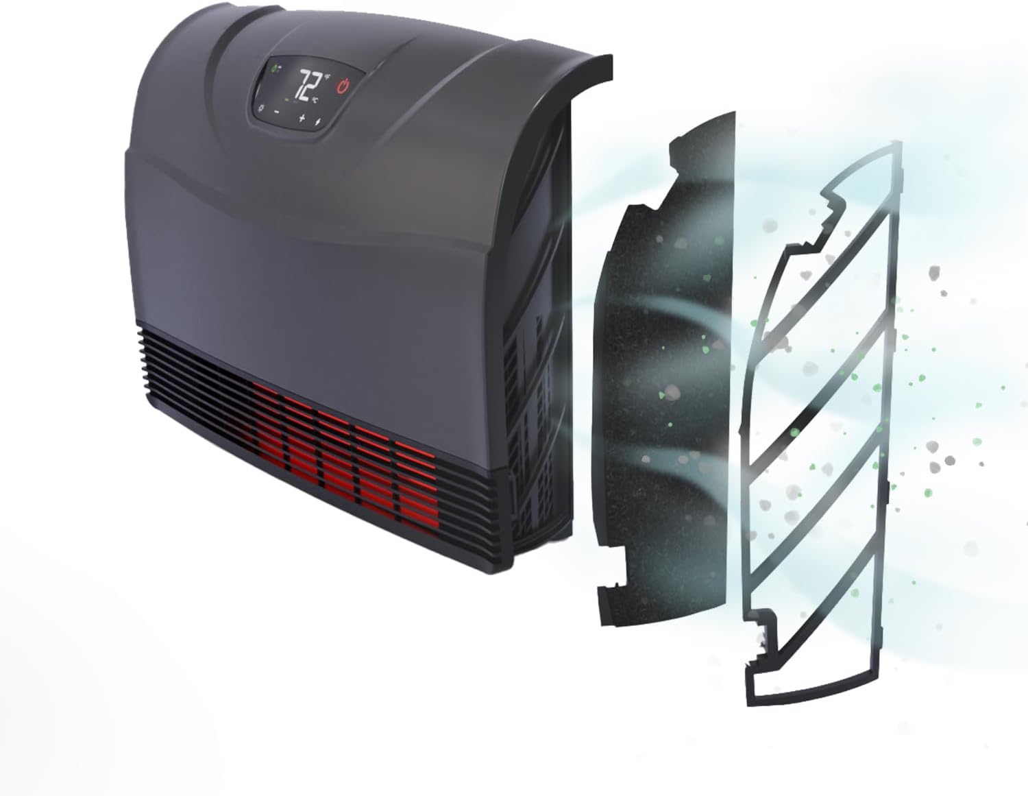Heat Storm 1500 Watt Infrared Wall Heater with Wi-Fi