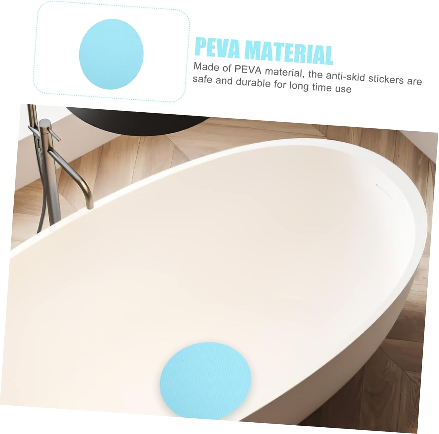 Non Slip Bathtub Stickers 20 Pack for Bathroom Safety