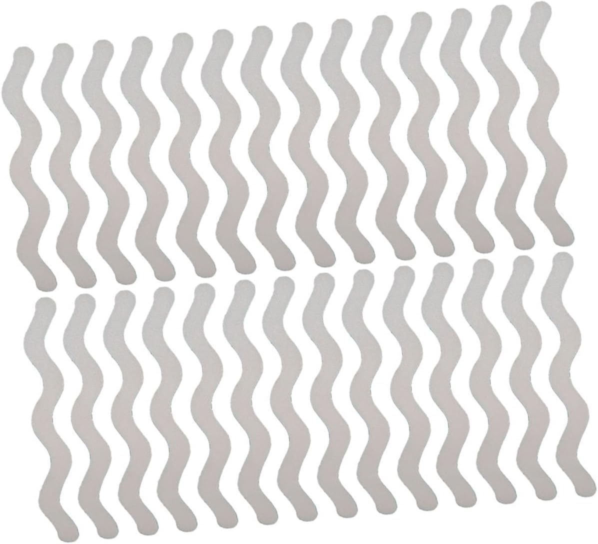 RORPOIR 36pcs S-Shape Anti-Slip Bathtub Stickers