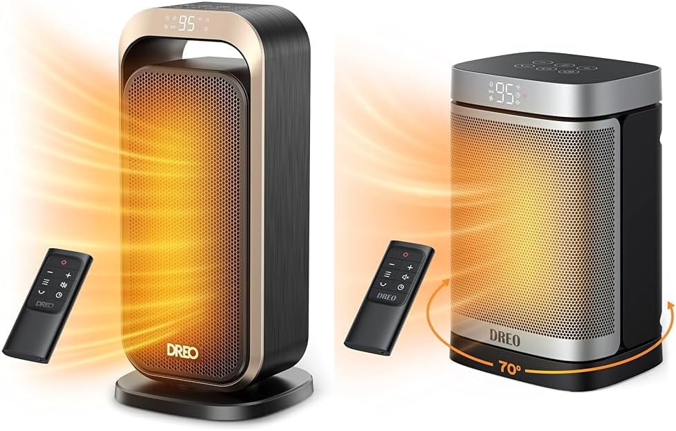 Dreo Space Heater with 70 Oscillation and Remote Control