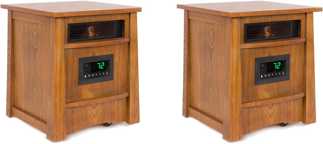 Lifesmart Lifelux 8 Element Space Heater 2 Pack - 1500 Watts