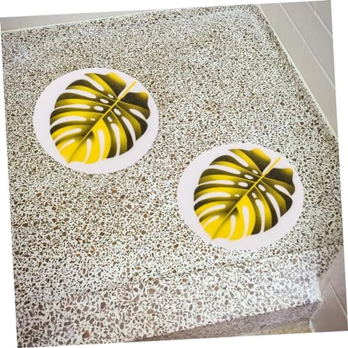 Ciieeo Leaf Anti-Slip Bathtub Stickers Waterproof Decals