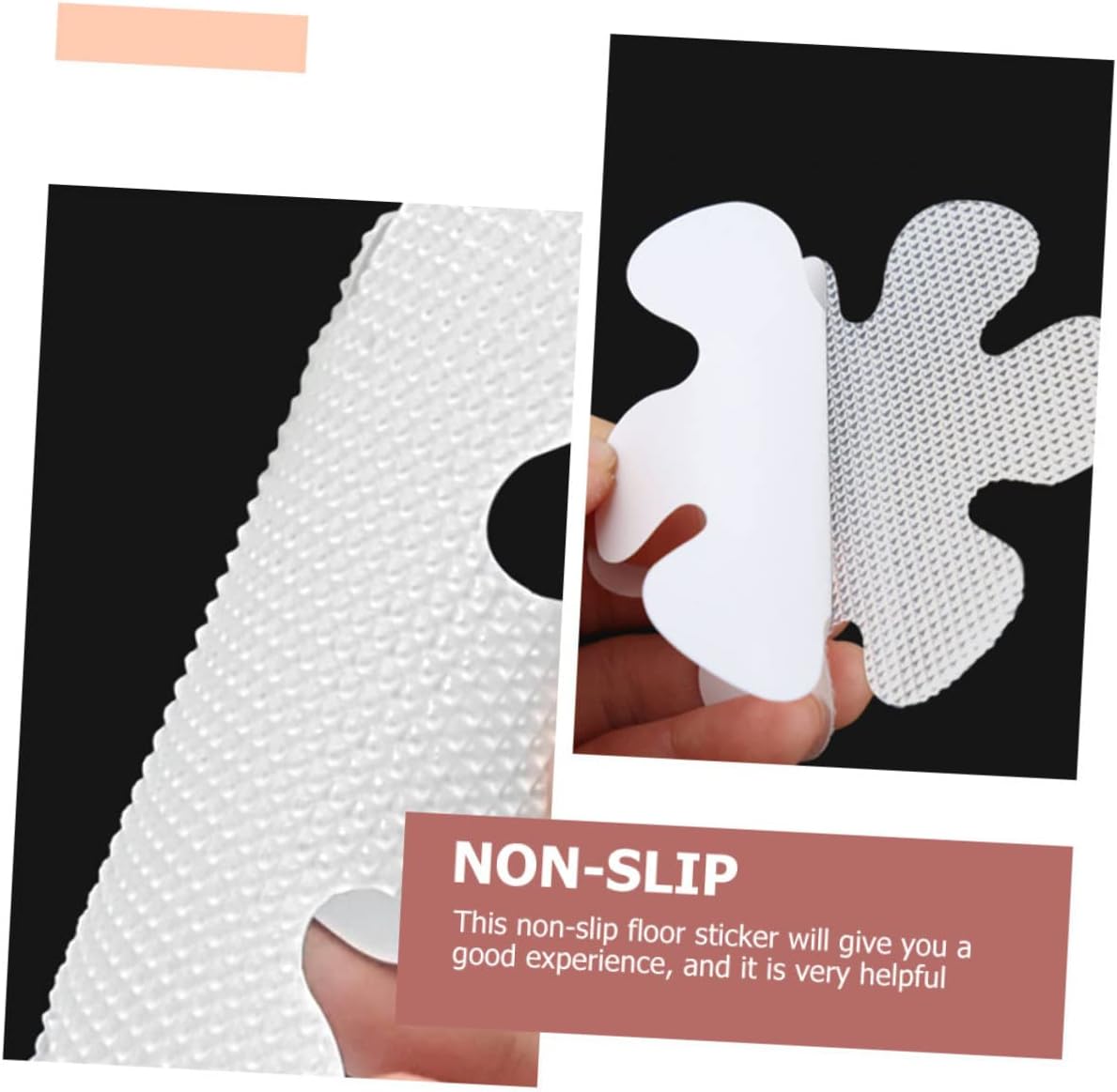 Cabilock 6pcs Flower Shape Non-Slip Tub Stickers 1