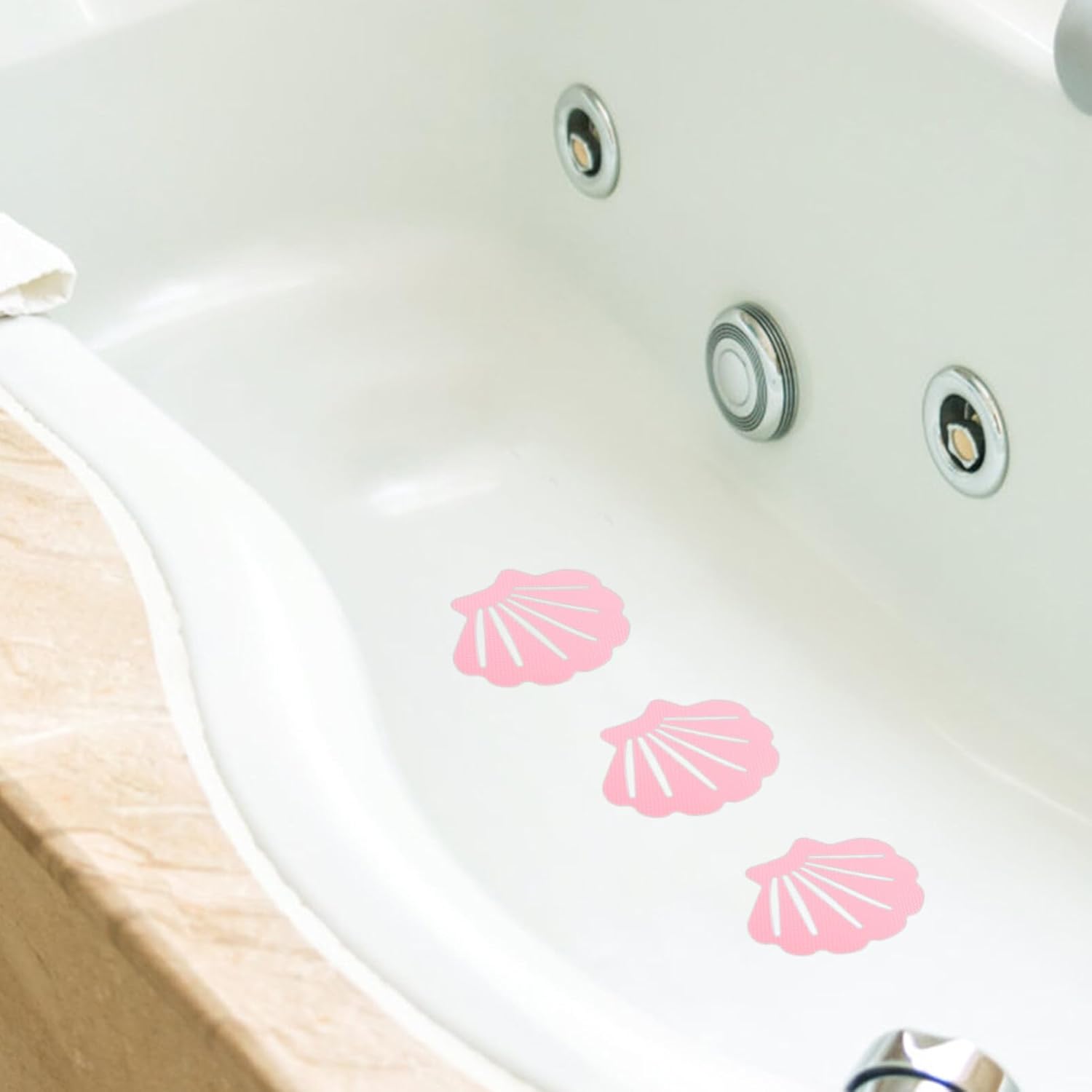Cabilock Anti-Slip Bathtub Stickers with Shell Design
