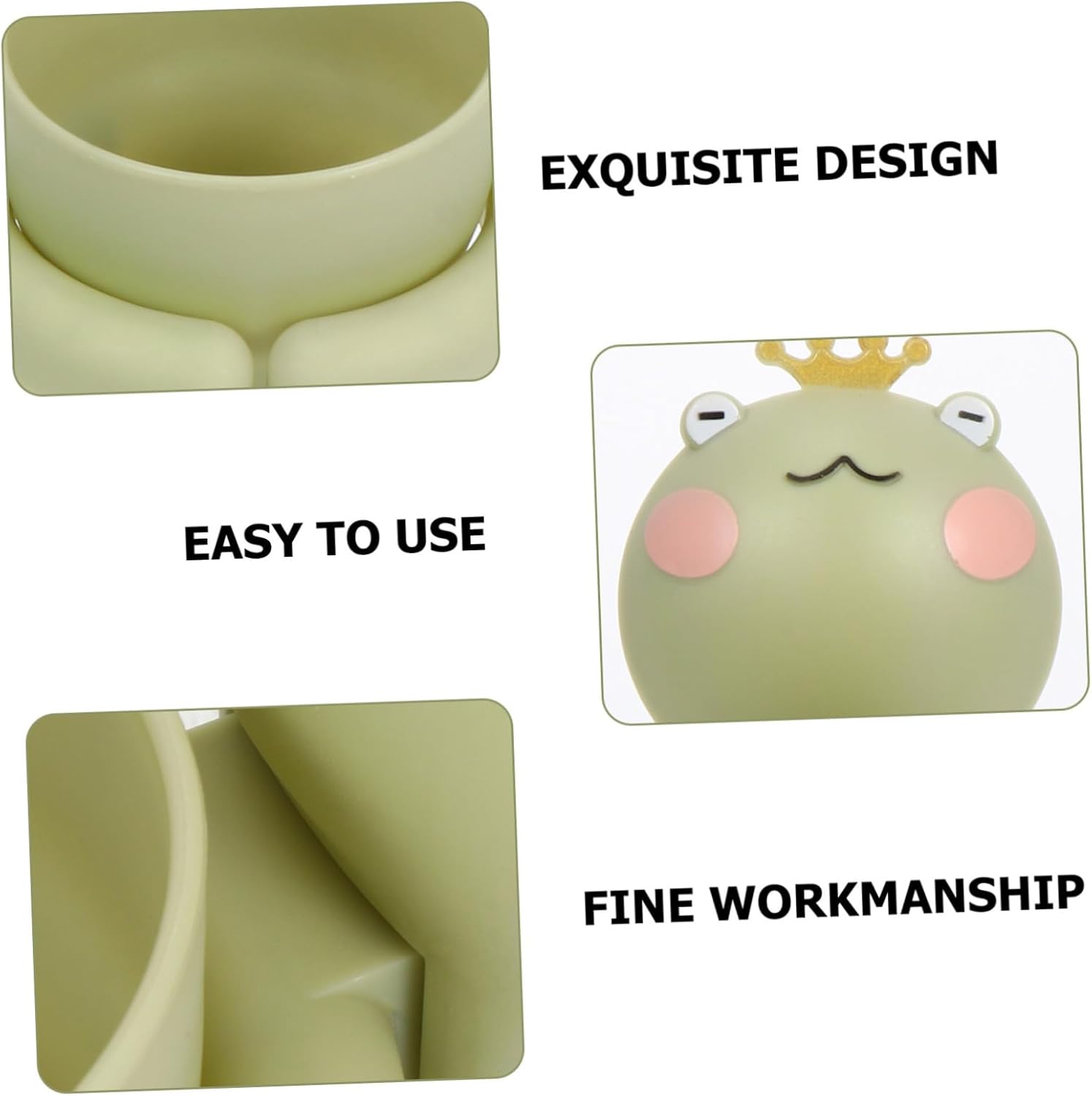 Holibanna Wall-Mounted Toothbrush Cup Holder for Boys and Girls
