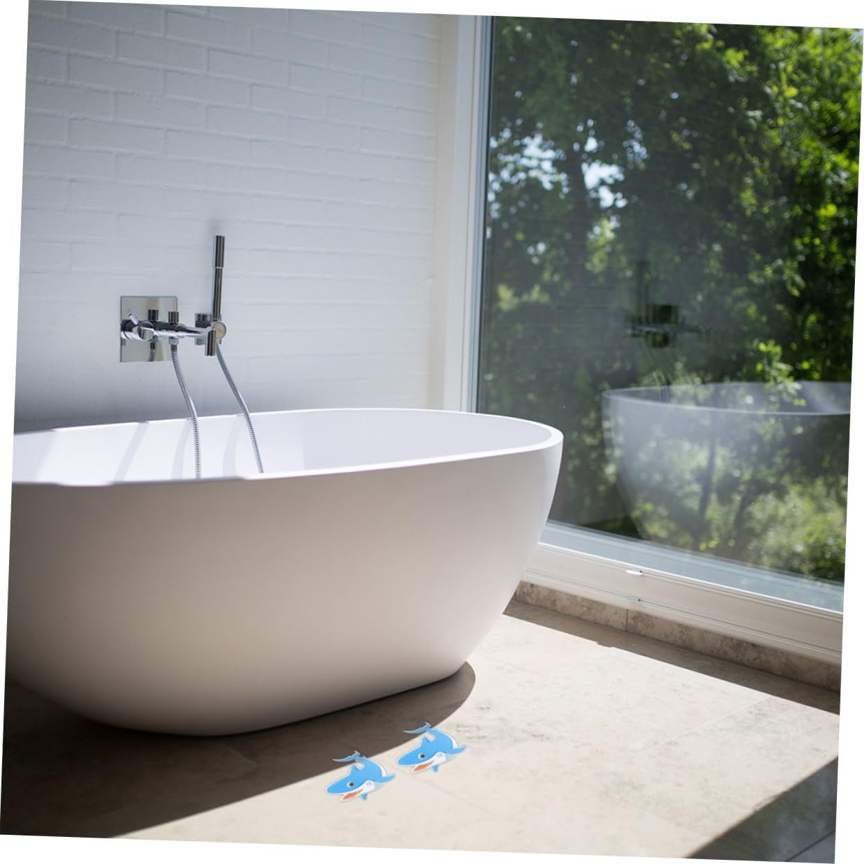 Unomor Anti-Slip Bath Tub Stickers with Animal Design