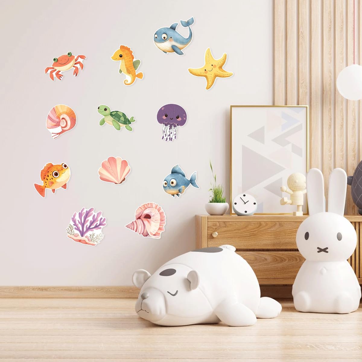 ERAZUI 12 Pcs Funny Bathtub Non Slip Decals 1
