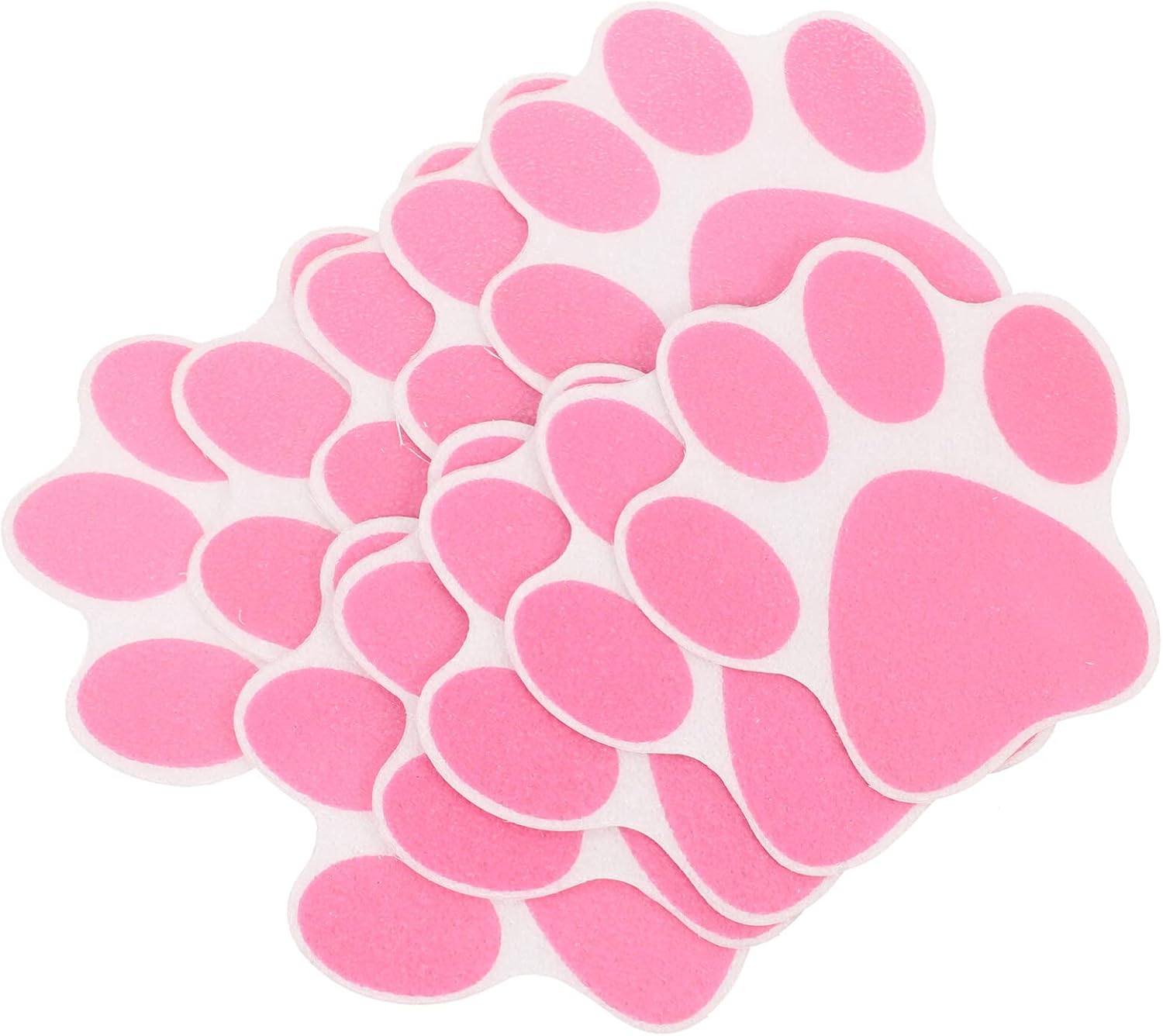 PRETYZOOM Dog Paw Non-Slip Bath Stickers 10pcs