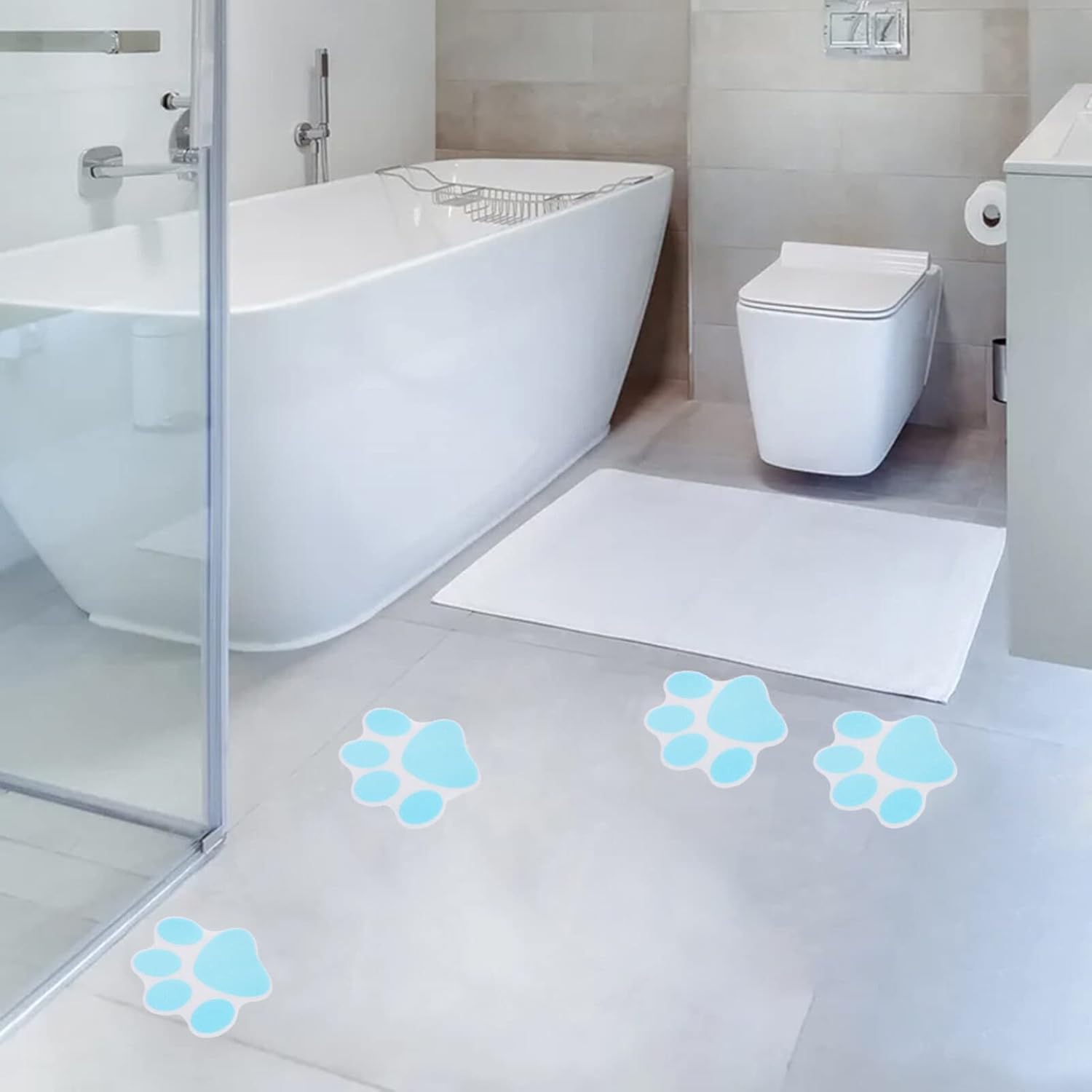 Kisangel Non-Slip Bathtub Stickers 10 Pack Anti-Slip Decor