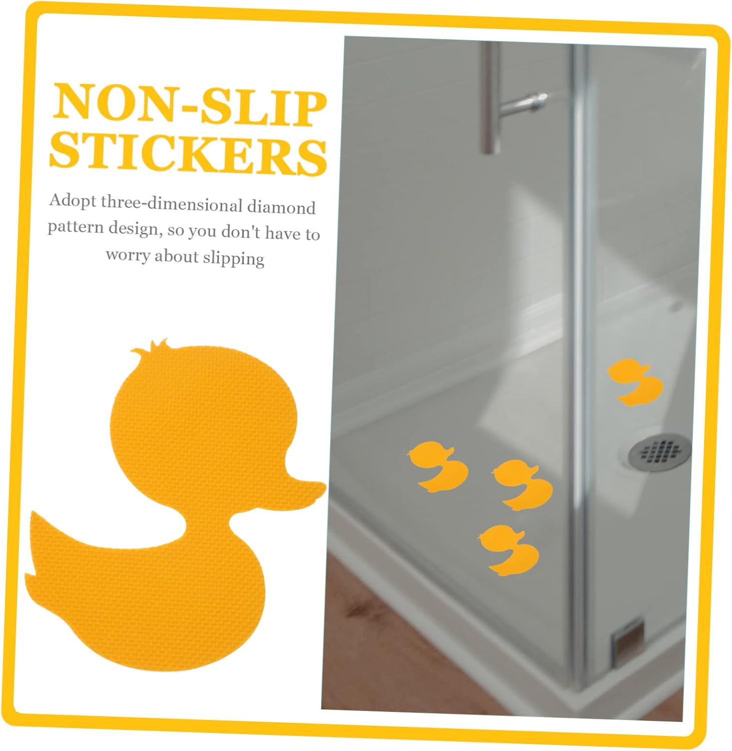 12pcs Non-Slip Shower Floor Stickers for Kids