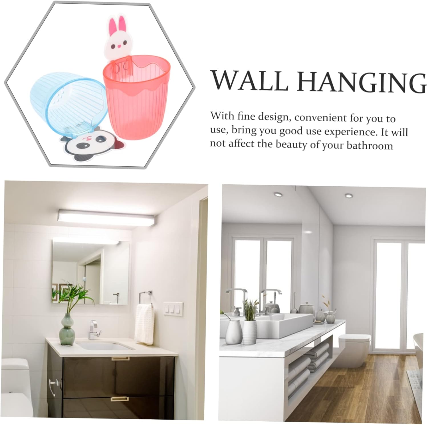 SUPVOX 2pcs Wall Toothbrush Holder Holder