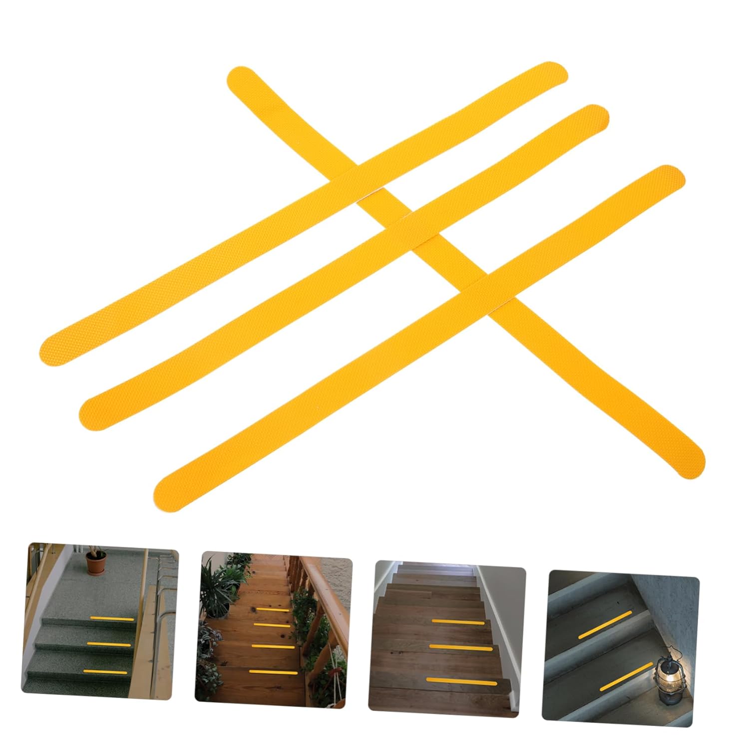DOITOOL 2sets Non-Slip Bath Tub Stickers for Home and Stair Safety