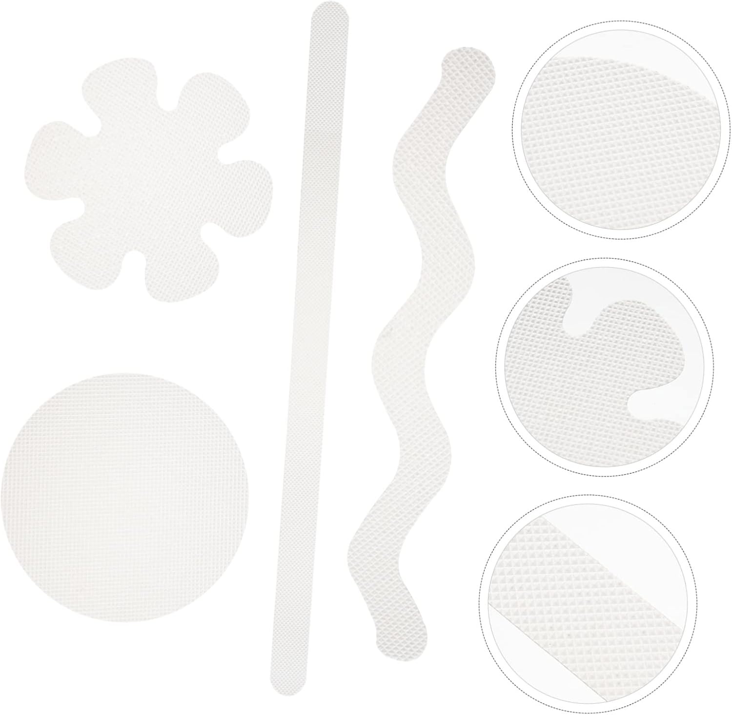 Wakauto 24pcs Bathtub Anti Skid Tape Safety Stickers