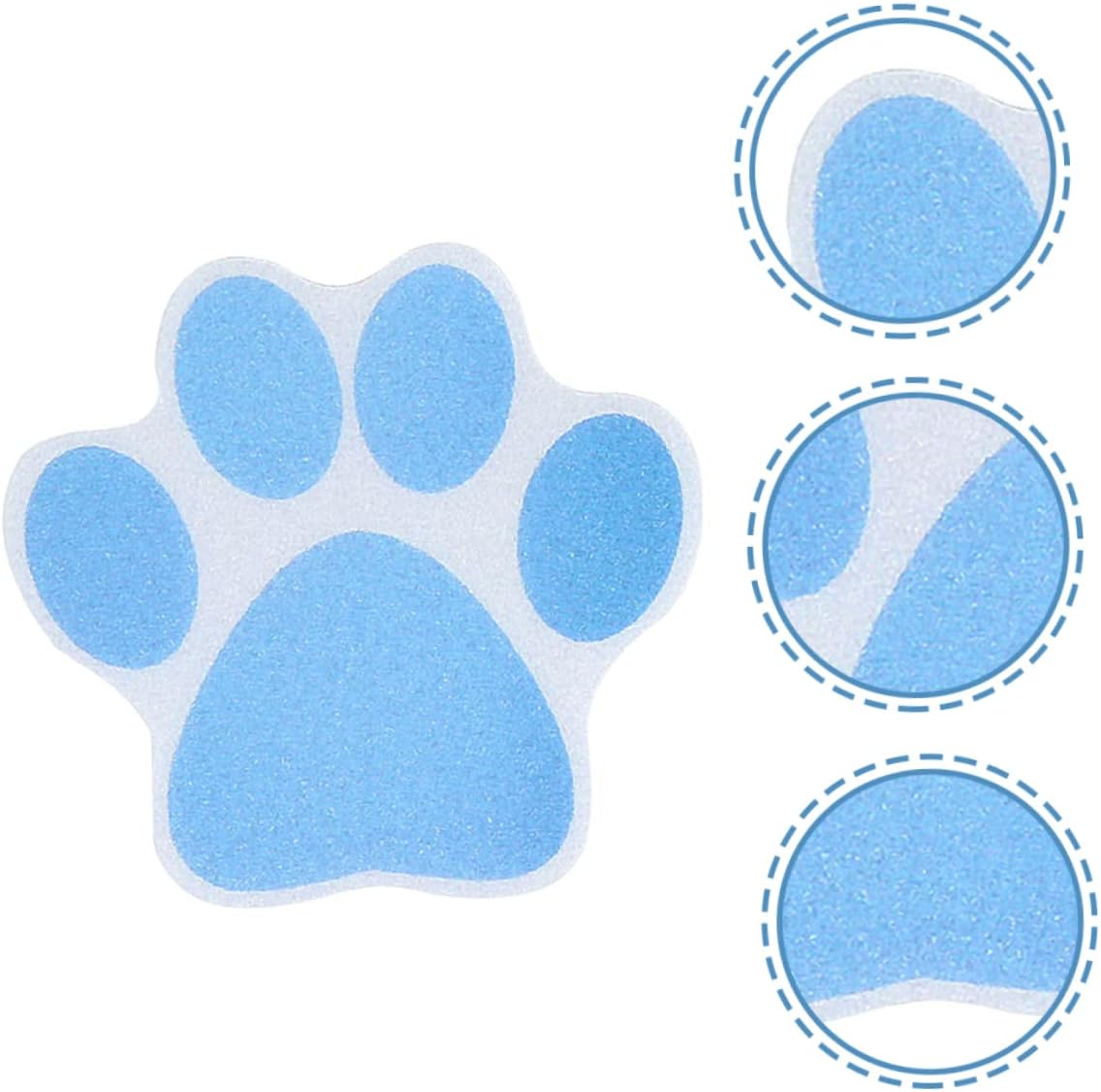 10pcs Cartoon Paw Waterproof Bathtub Decals for Kids