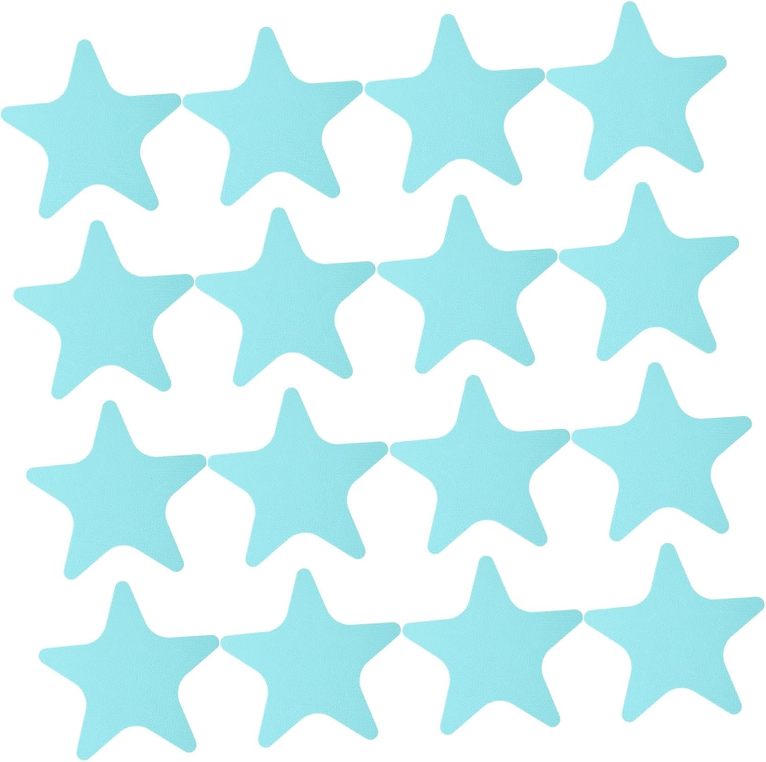 Yardenfun 20Pcs Non Slip Bathroom Stickers with Star Design