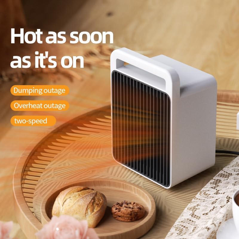 Laviniar 900W Portable Electric Space Heater with 2 Modes and Safety Features