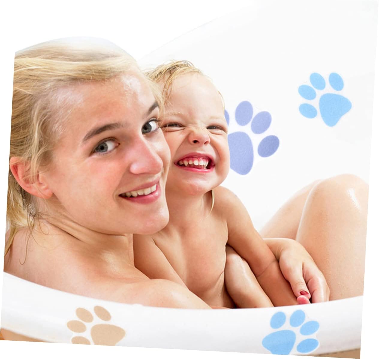 BUGUUYO 10pcs Cartoon Dog Paw Bathtub Decals