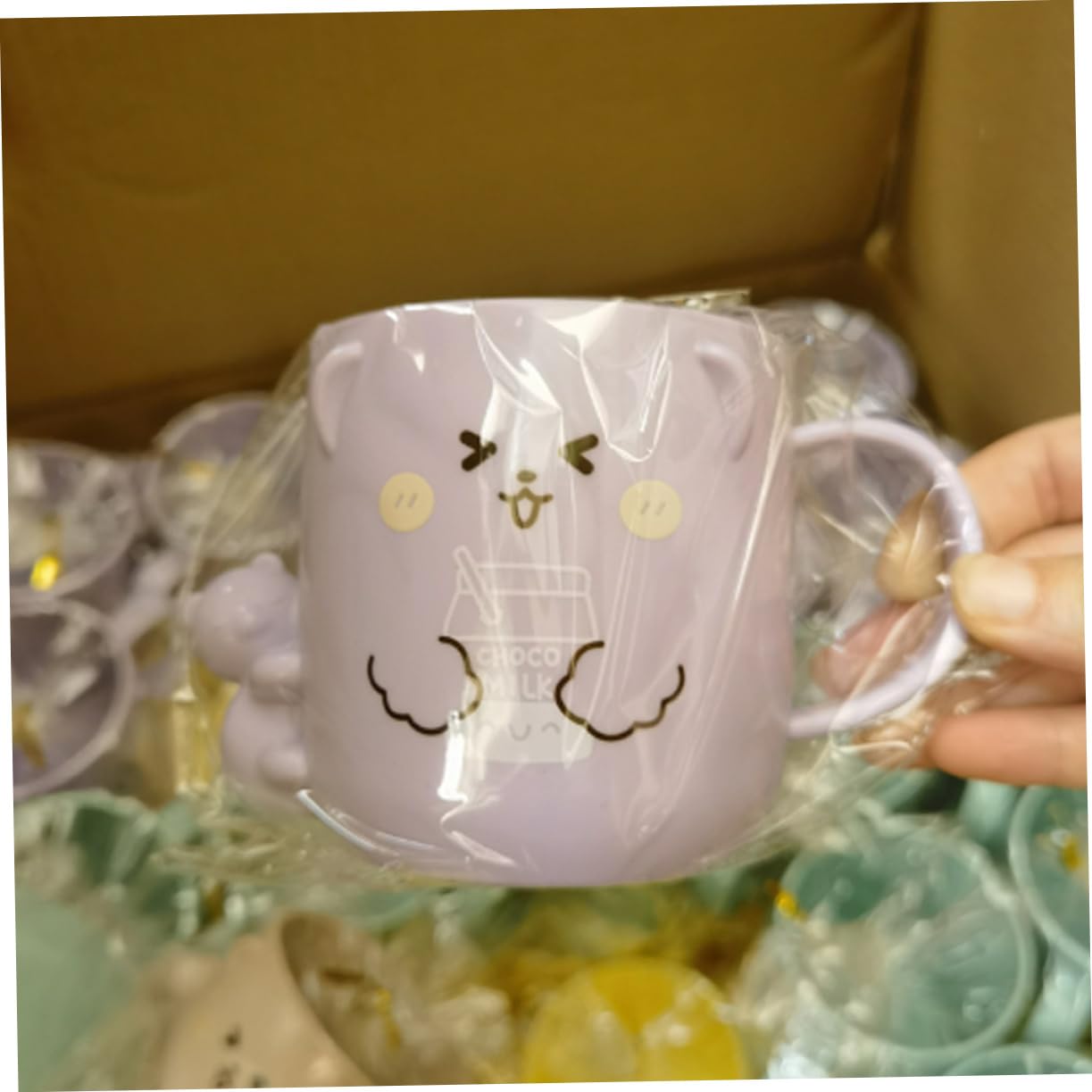 PRETYZOOM Cartoon Mouthwash Cup for Kids