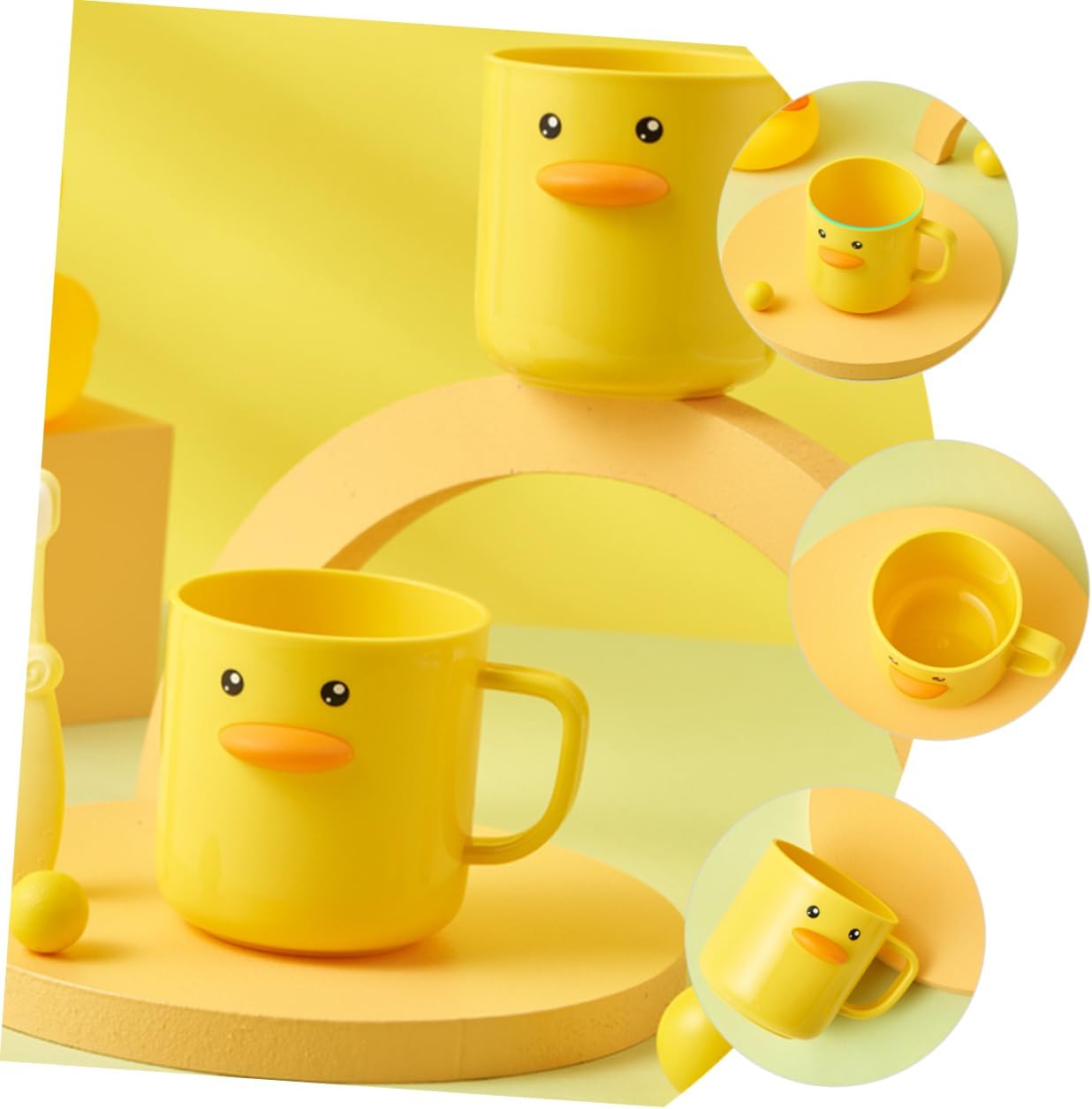 2pcs Cute Cartoon Toothbrush Holders for Bathroom and Home Use