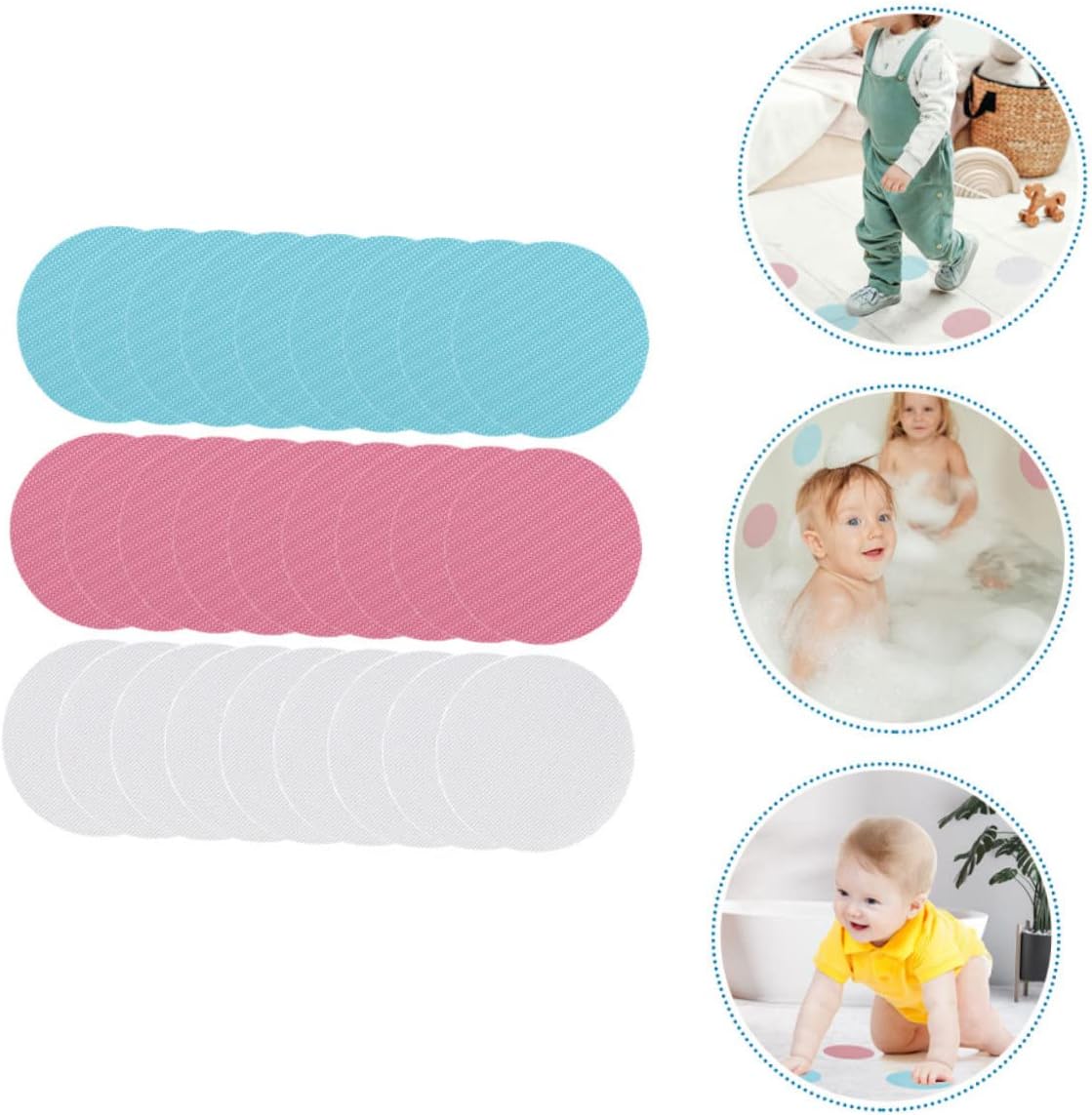 Cabilock 108pcs Round Bathroom Stickers for Safety