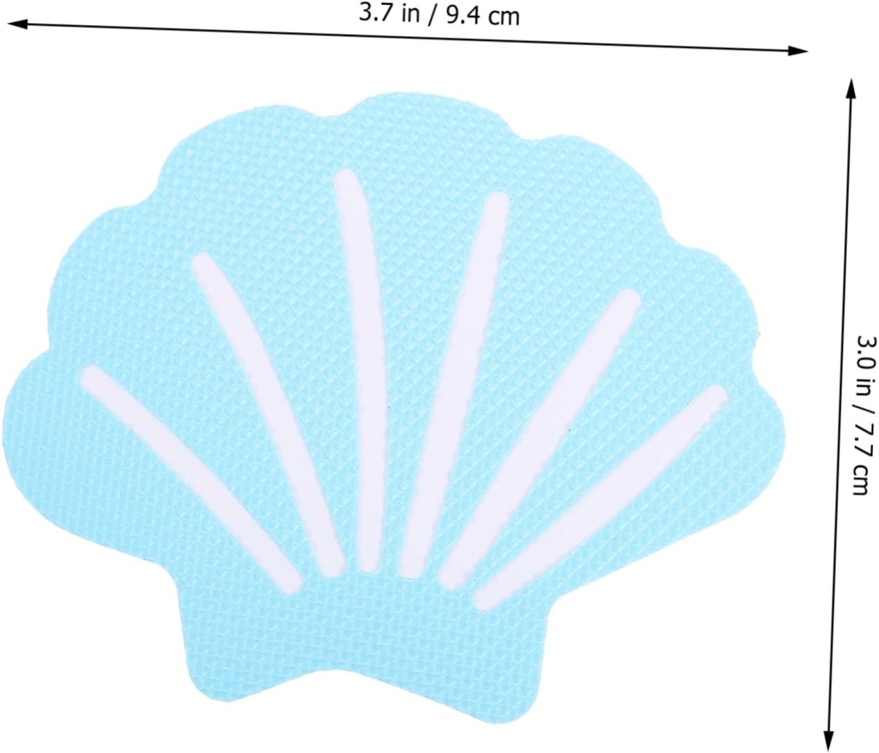 MAGICLULU 12Pcs Shell Shaped Non-Slip Bathroom Decals 1