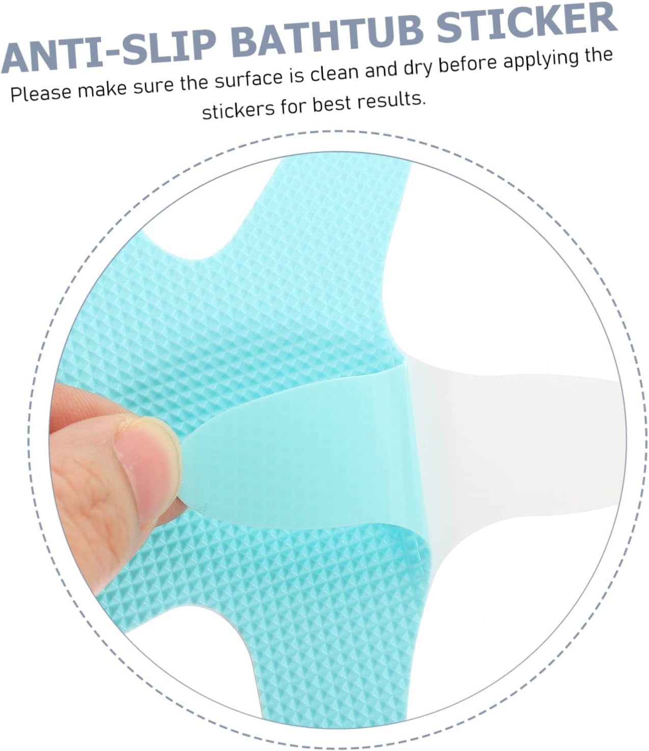 Slip-Proof Bathtub Stickers for Safety and Decor