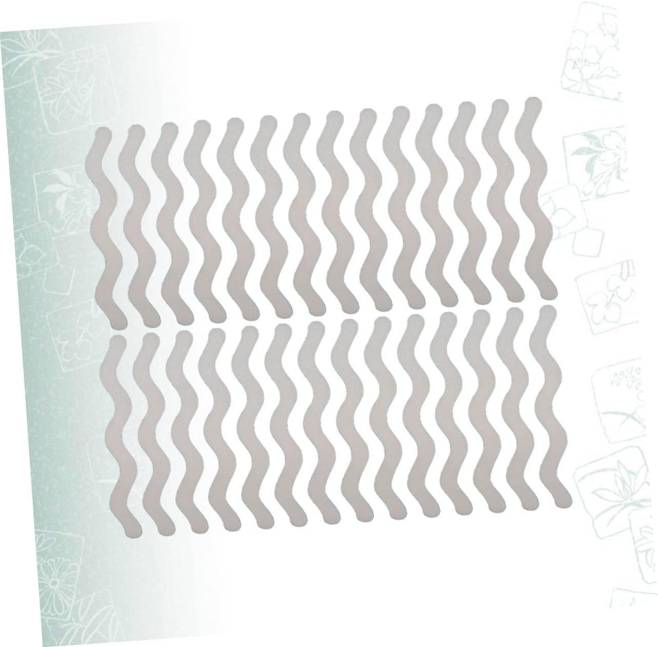 36Pcs S Shape Non-Slip Bathtub Stickers for Safety