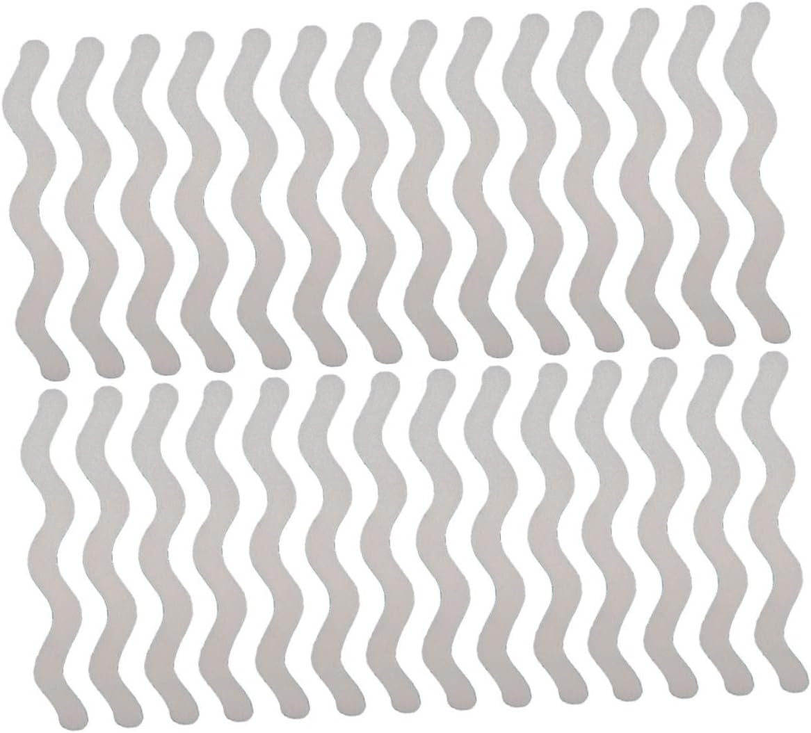Zerodeko Anti-Slip Tape 36pcs S-Shaped Bathtub Decals
