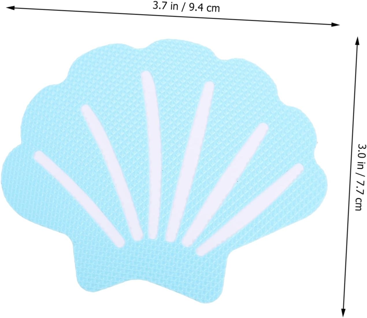 Cabilock Non-Slip Stickers for Bathtub 12pcs Shell Shaped Decals