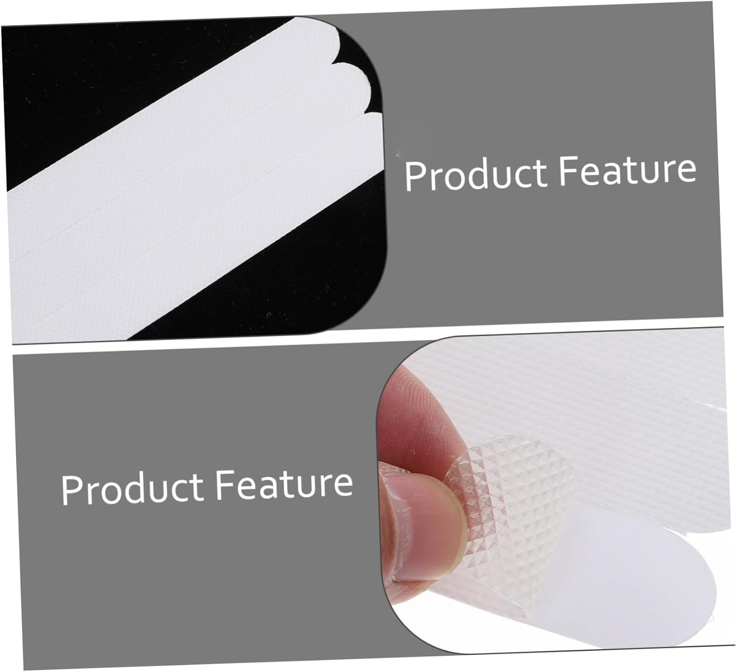WESIEVYA Non-Slip Bathtub Safety Strips 2cm