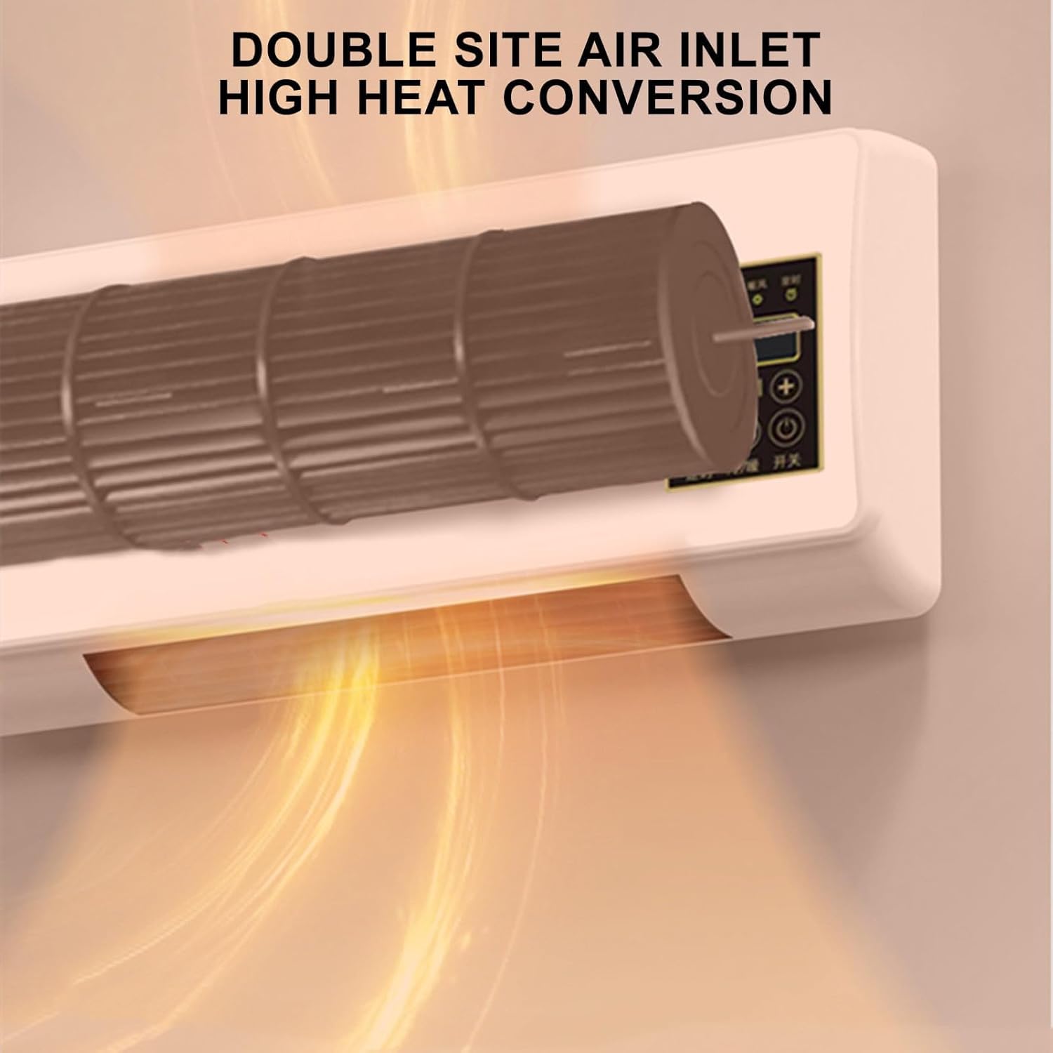 Electric Wall Heater with Remote Control for Quick Room Heating