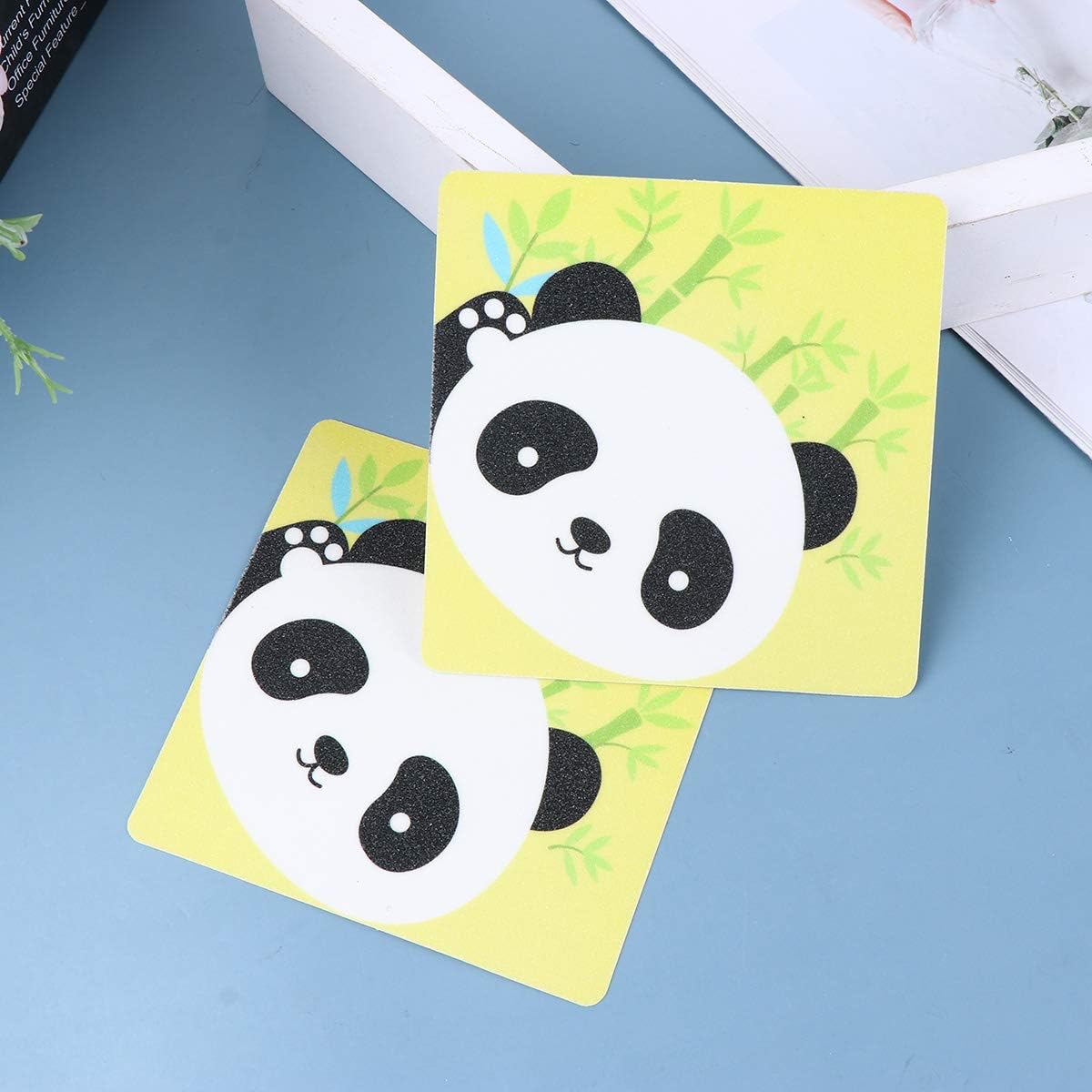 Cabilock 6pcs Panda Pattern Bathtub Decals
