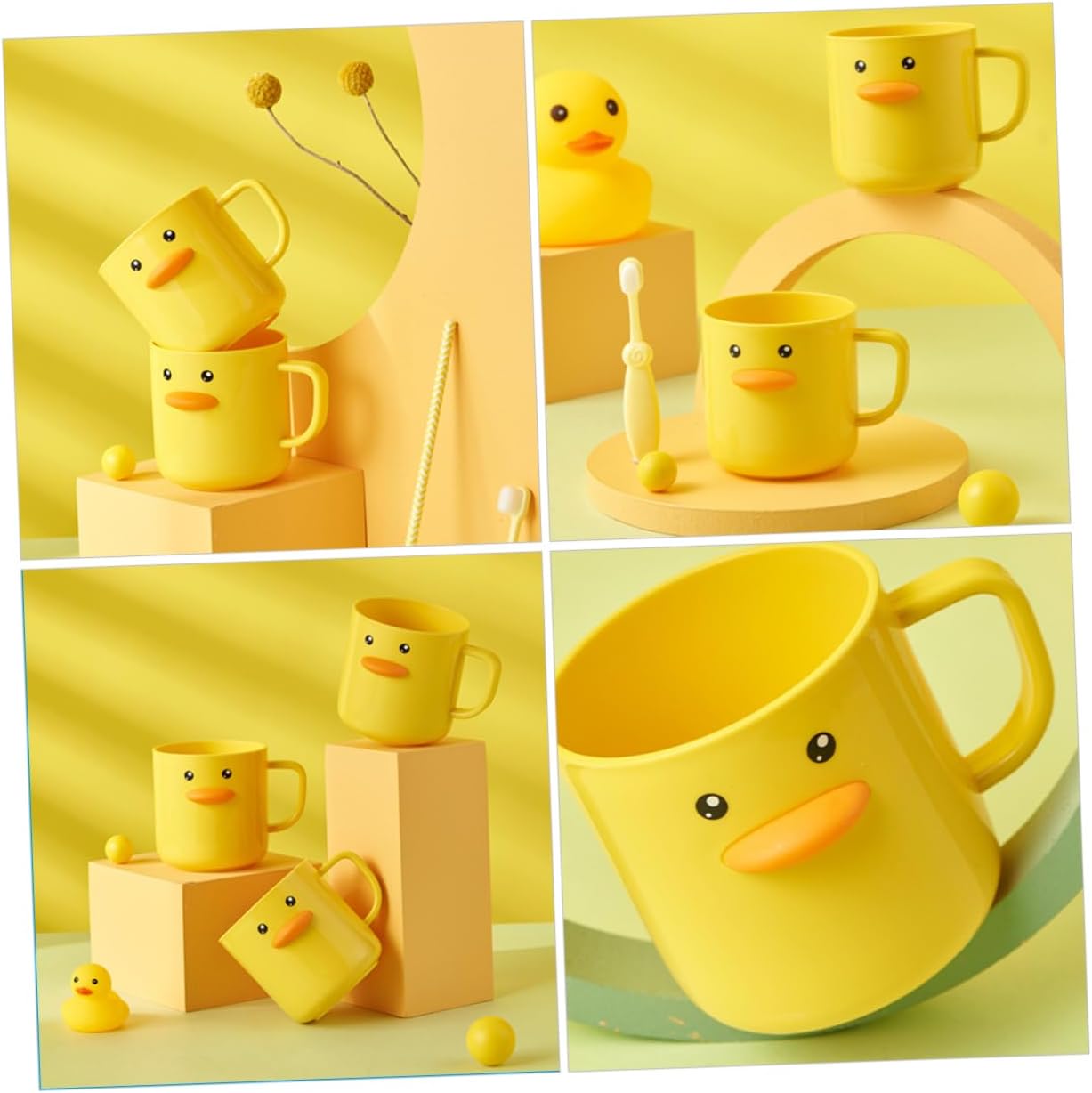MAGICLULU 2pcs Cute Cartoon Toothbrush Cups for Boys and Girls