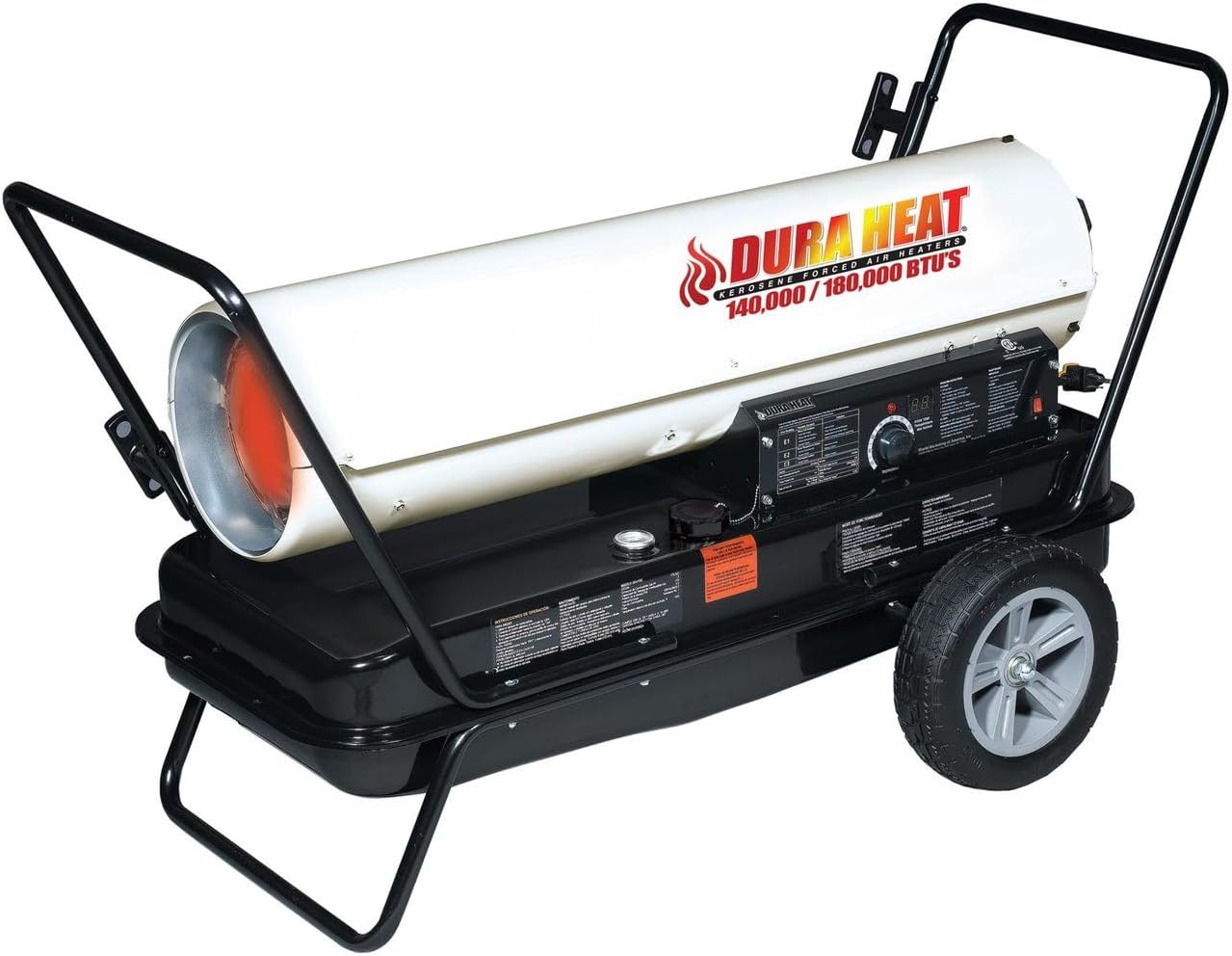 Dura Heat DFA180CV Kero Forced Air Heater WhiteBlack