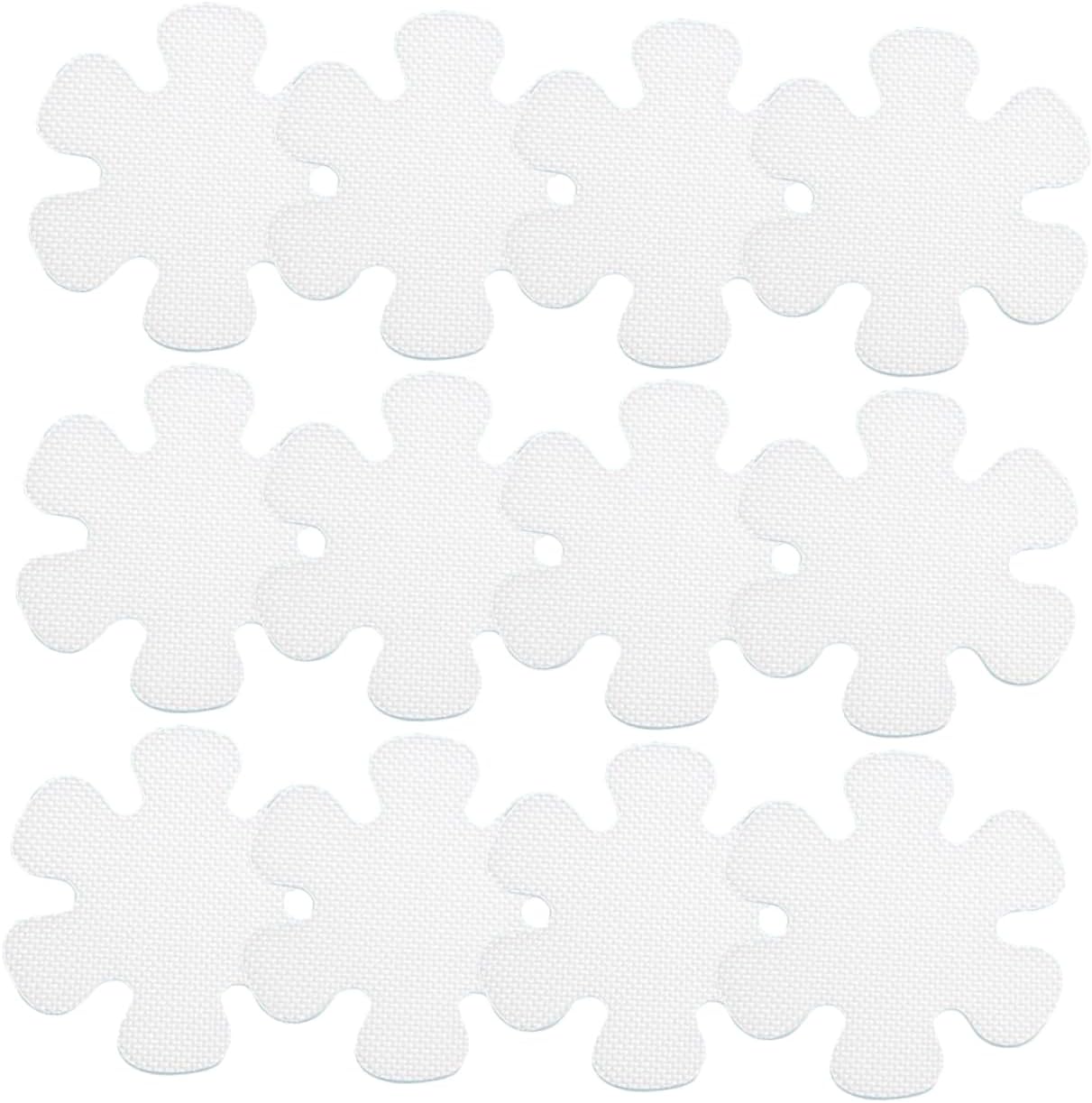 12pcs Flower Non-Sticker Bathtub Floor Decals