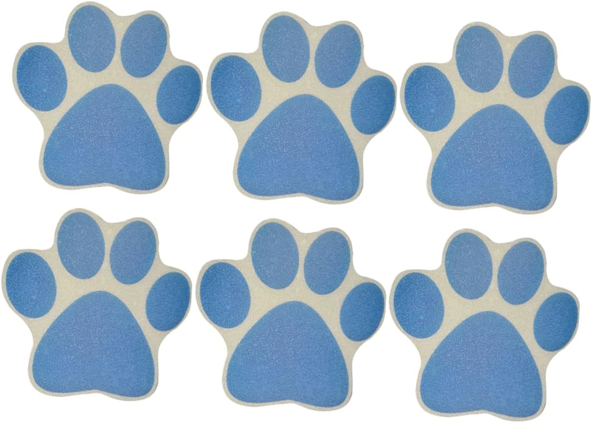 PRETYZOOM 6Pcs Cartoon Bathtub Stickers Non-Slip Adorable Bath Decals