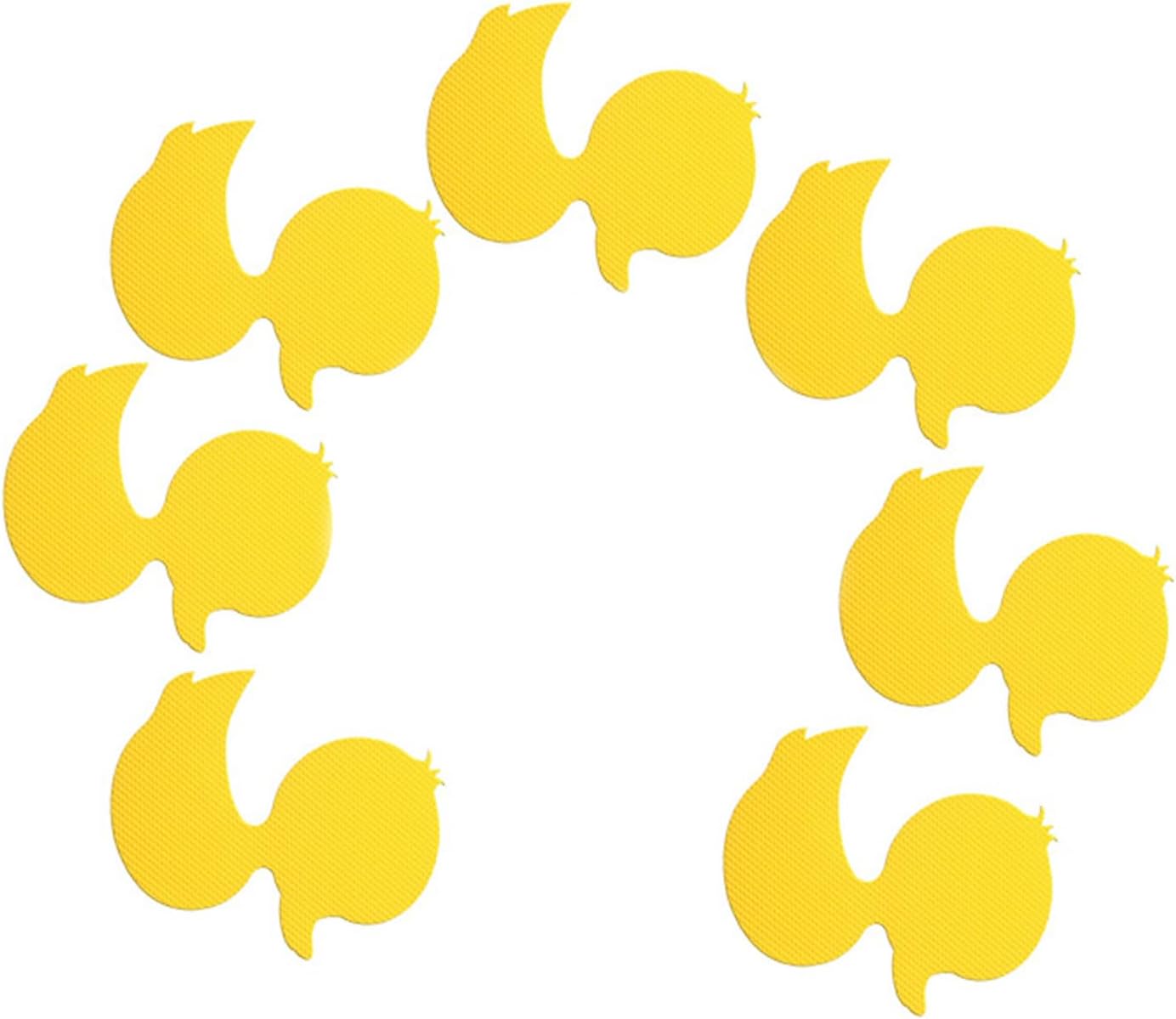 Jesscasday 12pcs Anti-Slip Bathtub Duck Stickers