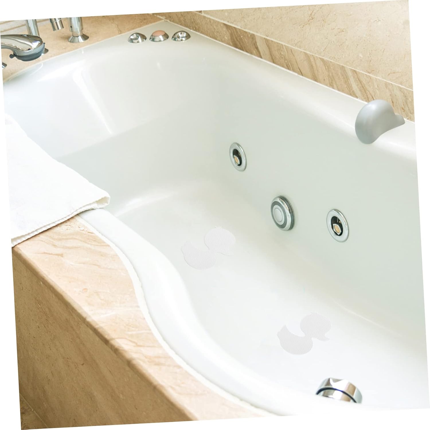 Ciieeo Cartoon Duck Anti-Slip Bathtub Decals