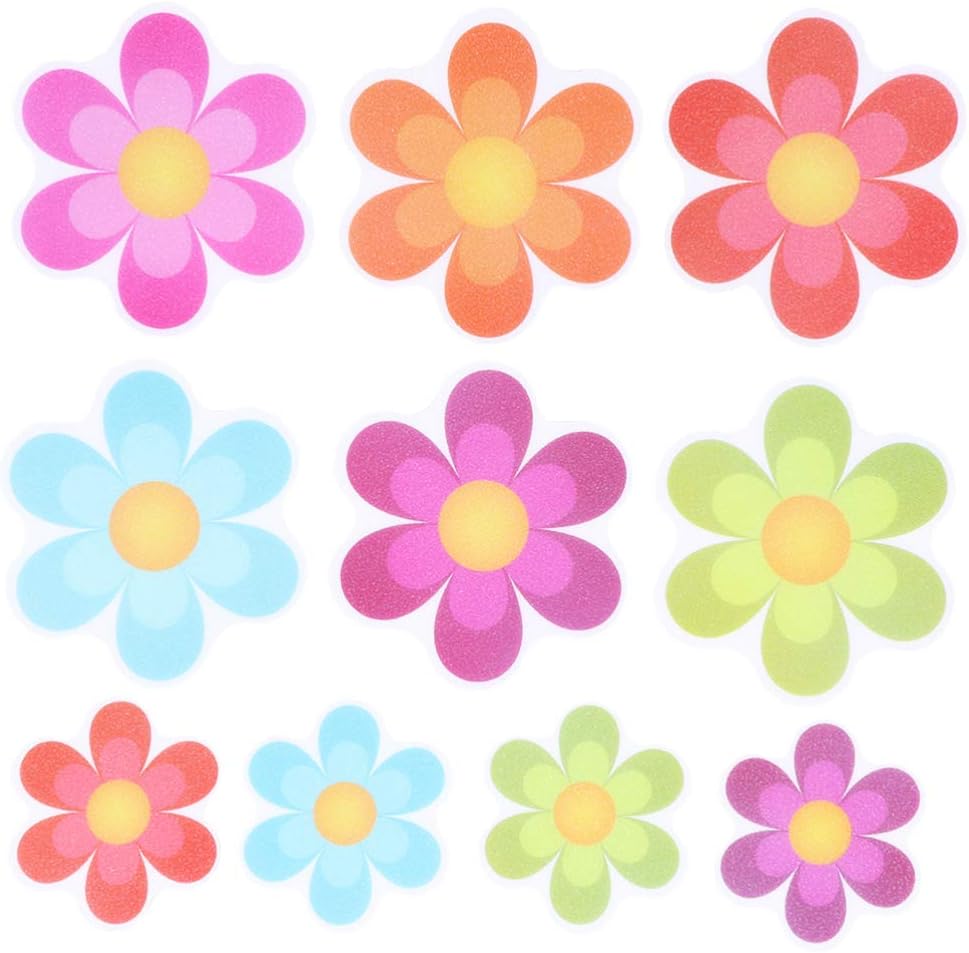 Zerodeko Bathroom Tile Stickers Anti-Slip Decals 10pcs