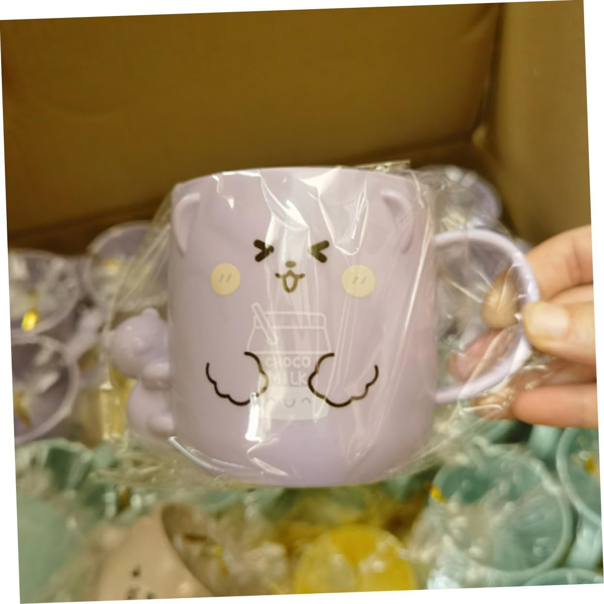 Luxshiny Cartoon Mouthwash Cup Set for Kids