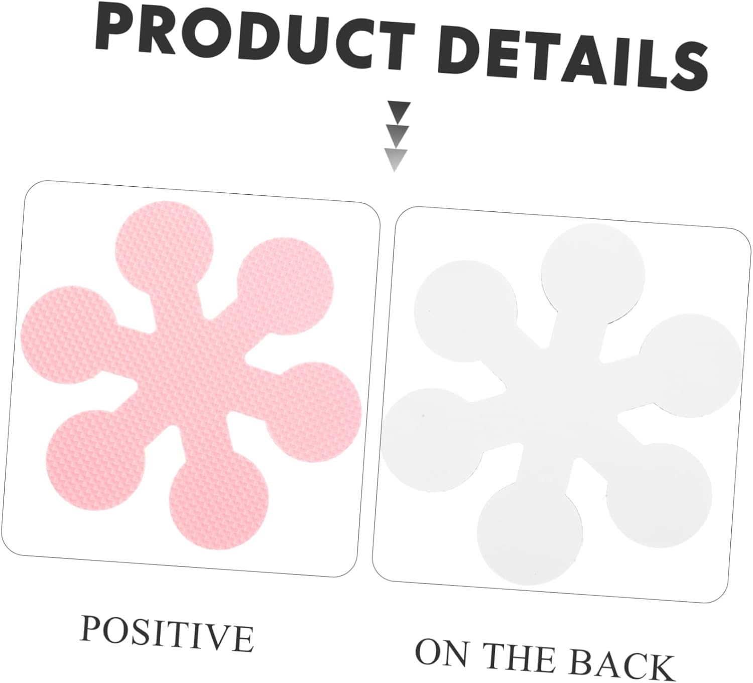HOOTNEE 1Set Snowflake Non-Slip Bathtub Stickers