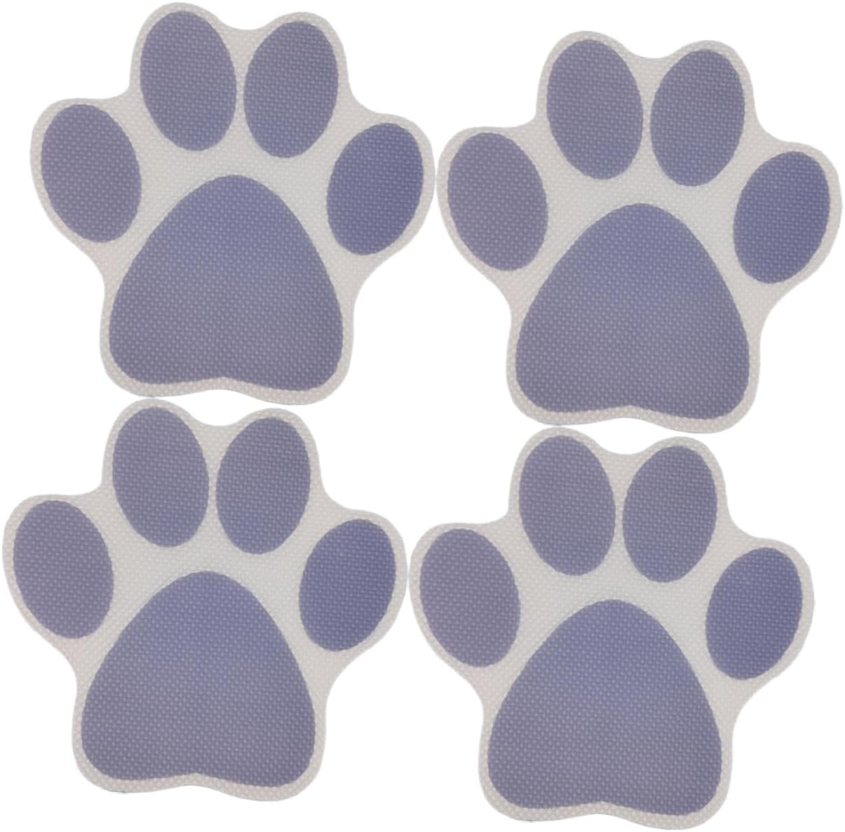 Cabilock 4pcs Cartoon Dog Footprint Decals for Bathtub 1